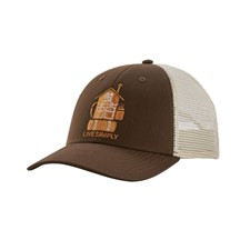 Patagonia Live Simply Home Lopro Trucker Hat коричневый ONE