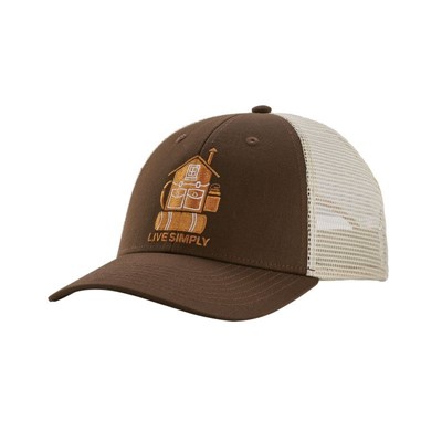 Patagonia Live Simply Home Lopro Trucker Hat коричневый ONE - Увеличить
