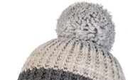 Buff Knitted&Polar Hat Alina Grey серый ONE