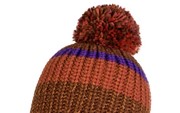 Buff Knitted&Polar Hat Stig коричневый ONESIZE