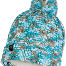Buff Knitted&Polar Hat Livy голубой ONESIZE