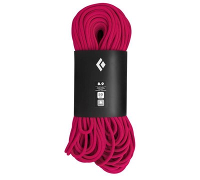 Black Diamond 8.9 Rope - DRY 50 м темно-розовый 50М - Увеличить