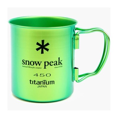 Snow Peak титановая Ti-Single 450 зеленый 0.45Л - Увеличить