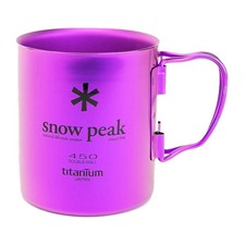 Snow Peak титановая Titanium Double 450 фиолетовый 0.45Л