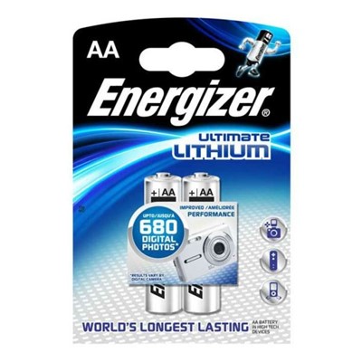 Energizer Ultim Lith FR06 AA в бл.2 шт. - Увеличить