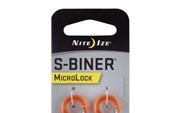 Nite Ize S-Biner Microlock 2 шт. оранжевый