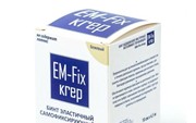 медицинский эластичный когезивный стягивающий EM-fix krep 10см х 4,5м бежевый 10СМХ4.5М