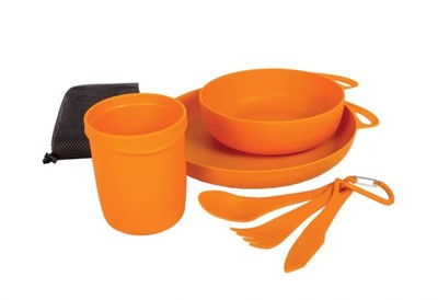 посуды Seatosummit Delta Camp (чаша, тарелка, кружка, приборы) оранжевый - Увеличить
