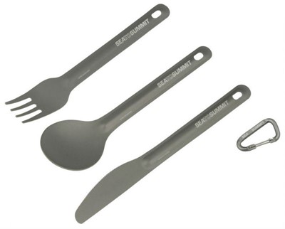 SeatoSummit Alphalight Cutlery Set 3PC (Knife, Fork and Spoon) серый - Увеличить