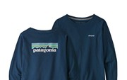 Patagonia Long-Sleeved Pastel P-6 Logo Responsibili-Tee женская