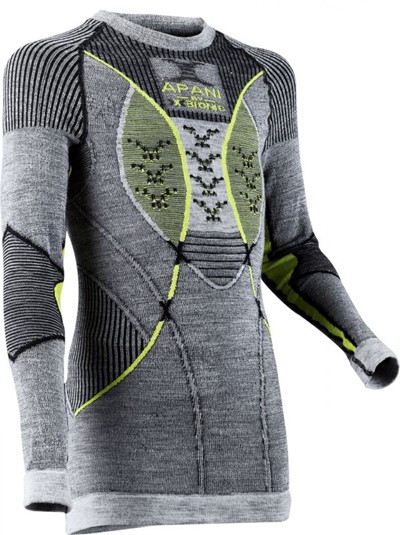 X-Bionic Apani® 4.0 Merino Shirt LG SL JR юниорская - Увеличить
