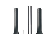 Humangear ложка + вилка + палочки + зубочистка Gobites Quattro серый 21.3Х5.2Х2ММ