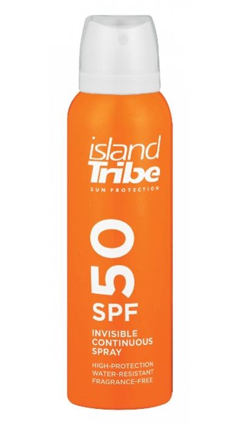 Island Tribe SPF 50 Clear Gel Spray Continuous 125МЛ - Увеличить