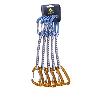 5 шт) Kailas Flash Wire Quickdraw 18 cm 5 Pack голубой 18СМ - Увеличить