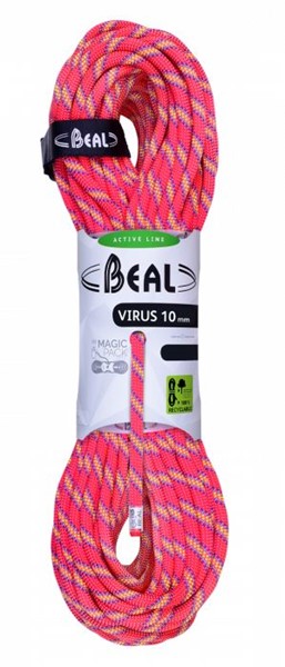 Beal Virus 10mm/70m розовый 70М - Увеличить