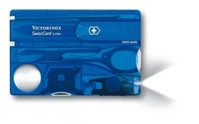 Victorinox Swisscard Lite, 13 функций синий - Увеличить