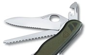 Victorinox Swiss Soldier's Knife 08, 111 мм, 10 функций, фиксатор лезвия "Liner Lock" зеленый 111ММ