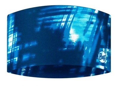 Buff Coolnet UV+ Wide Headband Attel Blue темно-синий ONE - Увеличить