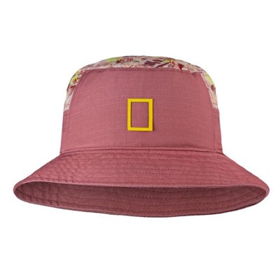 Buff Sun Bucket Hat Temara Damask темно-розовый S/M - Увеличить