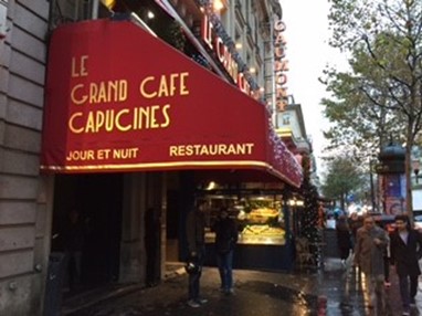 Париж, рестораны,  Le Grand cafe capucines