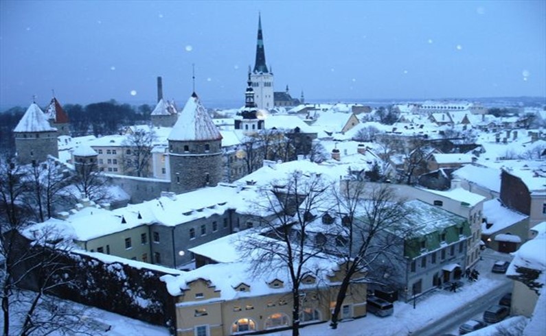 Старый город зимой