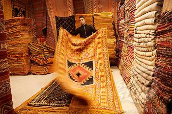 Лавка ковров в Мараккеше