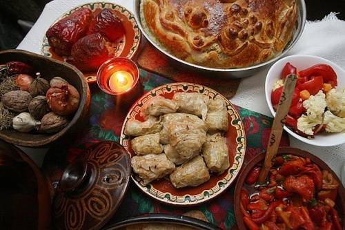 На рождество в Болгарии всегда готовят особые блюда
