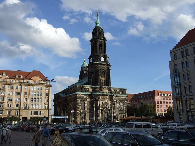 Церковь Кройцкирхе - достопримечательность Дрездена