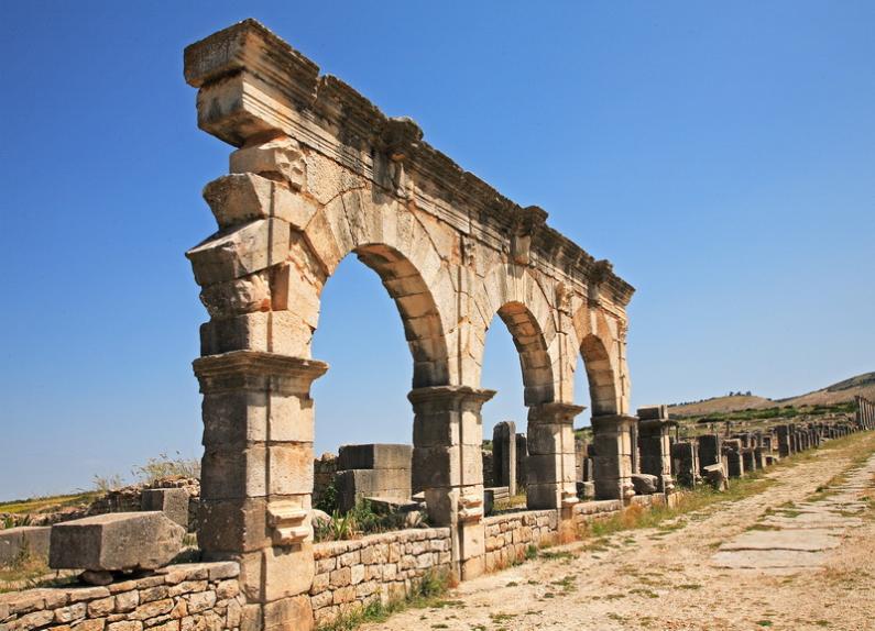 Валюбилис. Фрагмент акведука